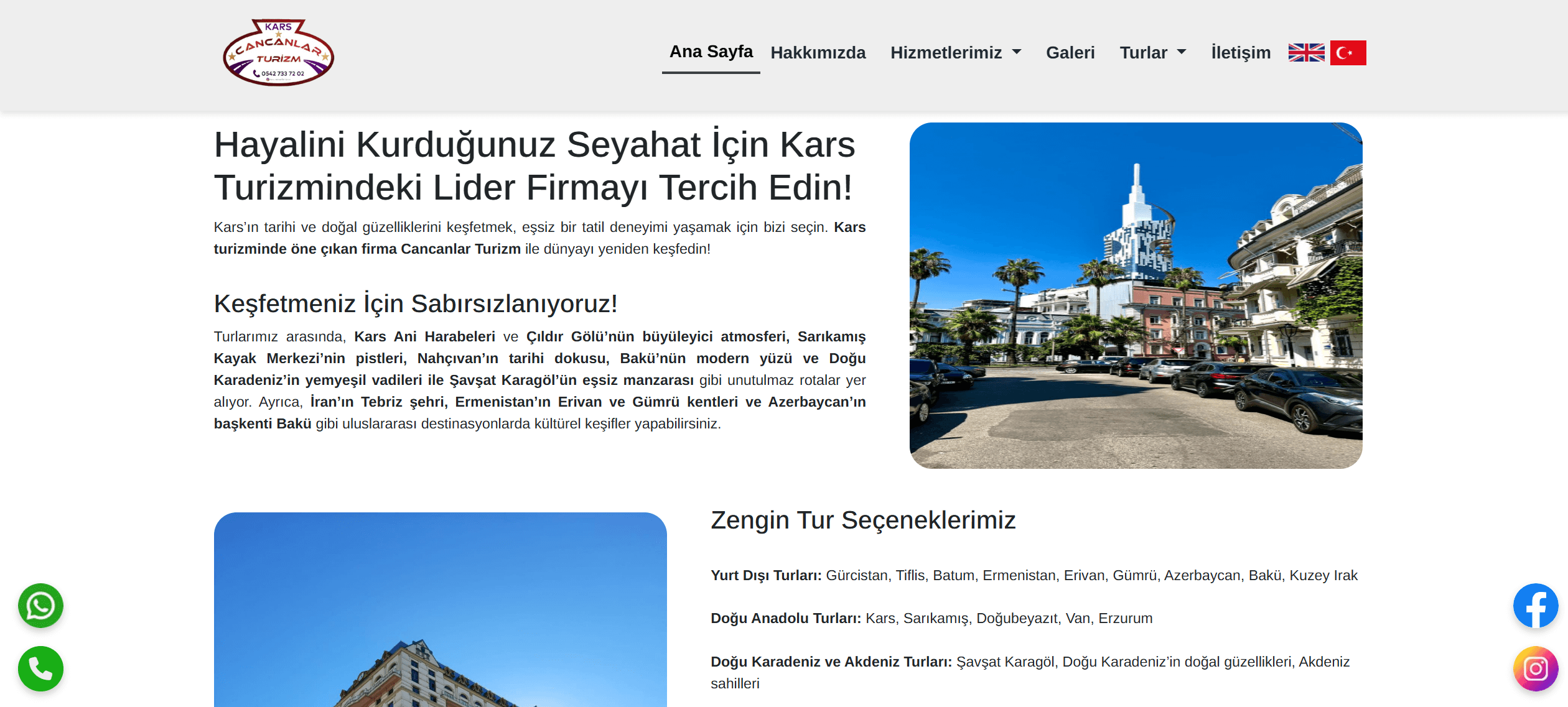 Utku YURT | Turizm Web Sitesi SEO Uyumlu Web Site Bootstrap CSS HTML navbar-nav